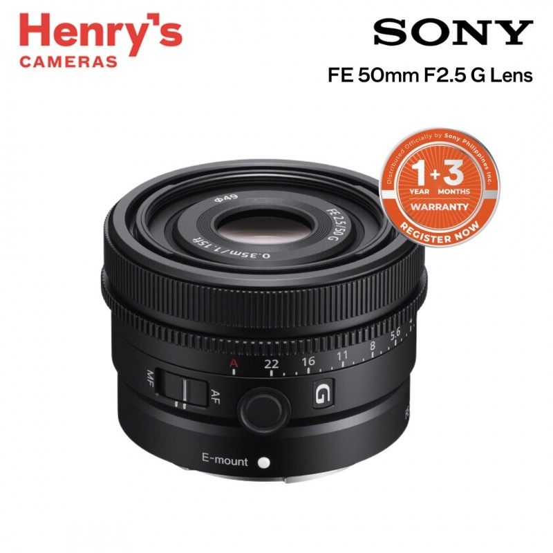 SONY FE 50MM F2.5 G LENS (SONY PH)